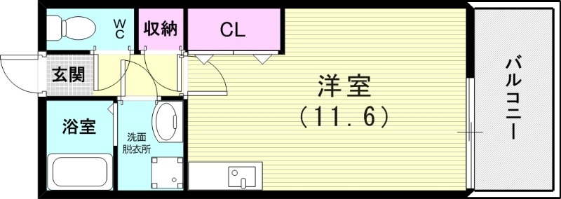 1階の間取り図