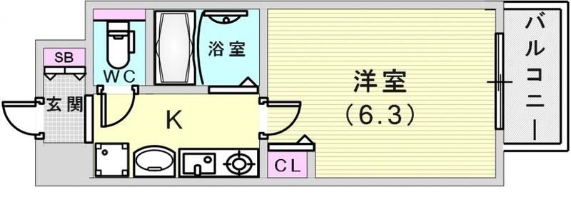 機能性に優れた1Kタイプ