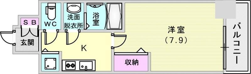 3点セパレートで少し広めの間取です！