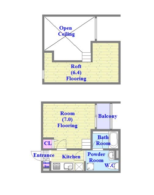 広々ロフト付きの単身者様向けアパートです！