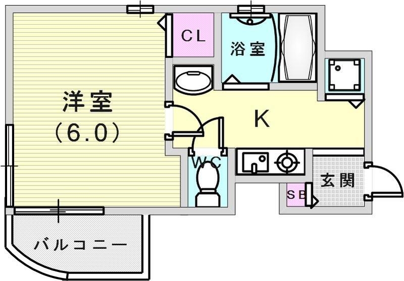 分譲賃貸マンション角部屋です