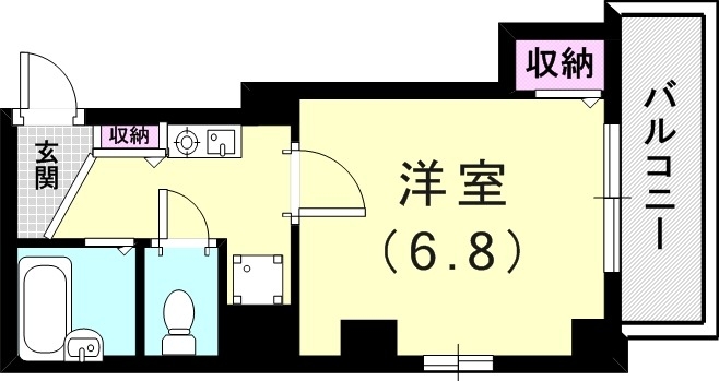 4階の間取り図