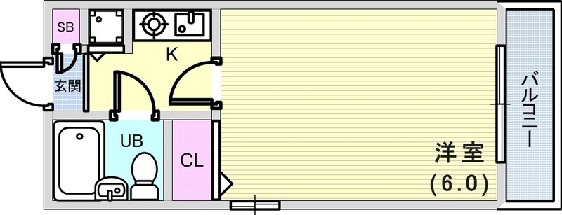 1K（18.11平米）エアコン・ミニ冷蔵庫・モニターホン