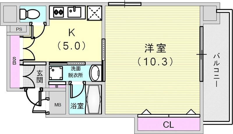 広々お部屋が使えます。