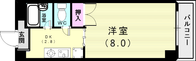 1階の間取り図