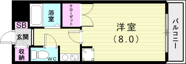 2階の間取り図