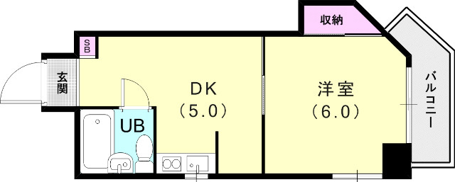 4階の間取り図