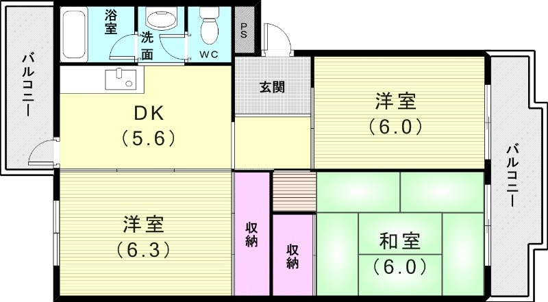 3階の間取り図