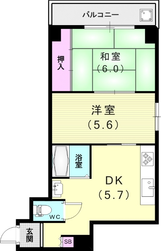 3階の間取り図