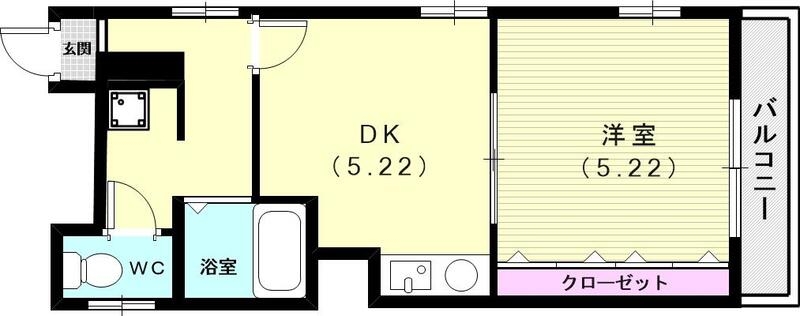 4階の間取り図