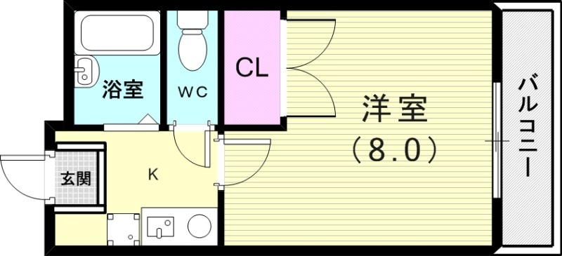 1階の間取り図