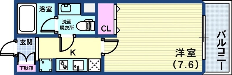 4階の間取り図