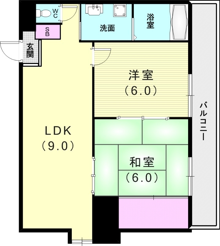 3階の間取り図