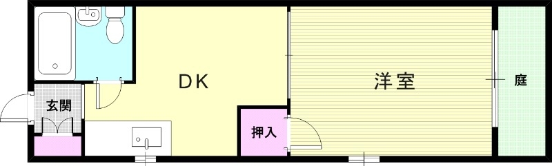 1階の間取り図