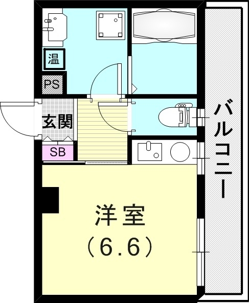 4階の間取り図