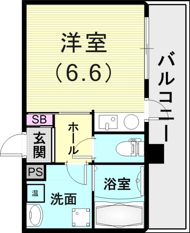 4階の間取り図