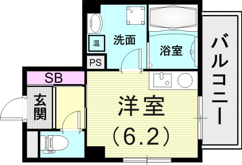 2階の間取り図
