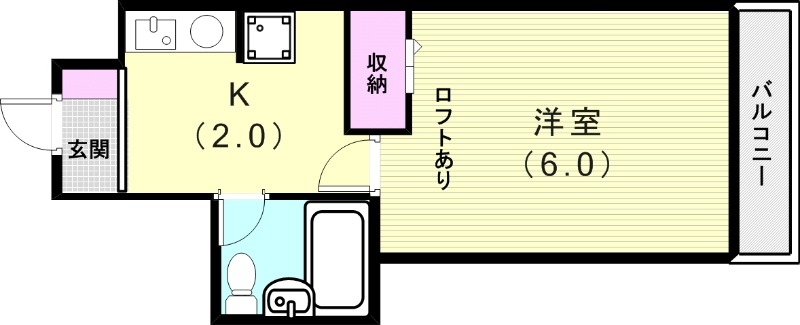 4階の間取り図