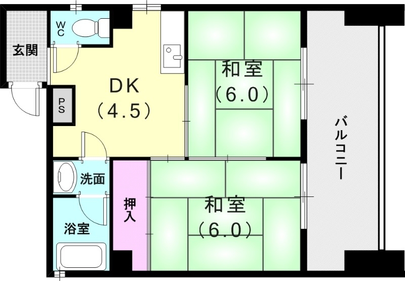 5階の間取り図