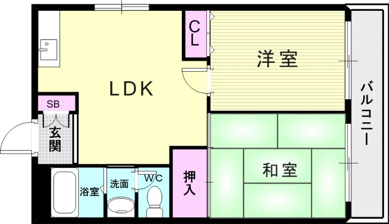 3階の間取り図