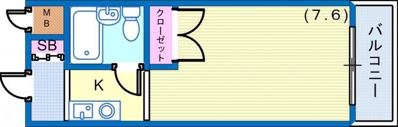 1R（18.2平米）エアコン・フローリング