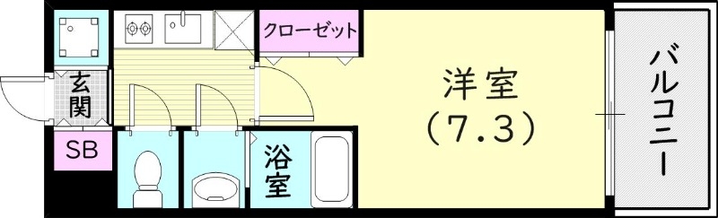 1階の間取り図