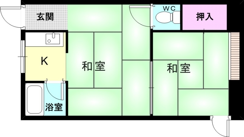 2階の間取り図