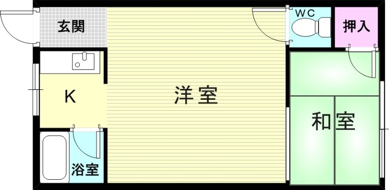 2階の間取り図