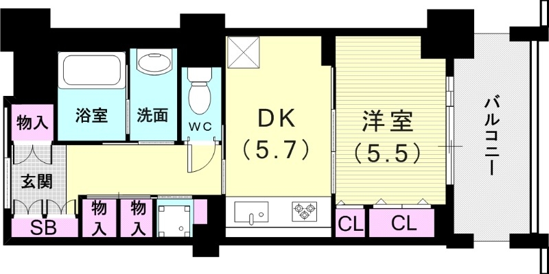 10階の間取り図