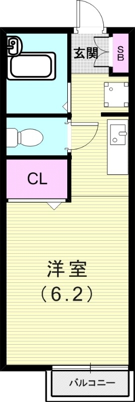 2階の間取り図