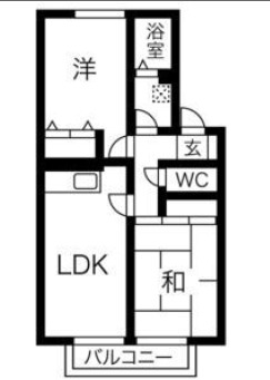 2階の間取り図