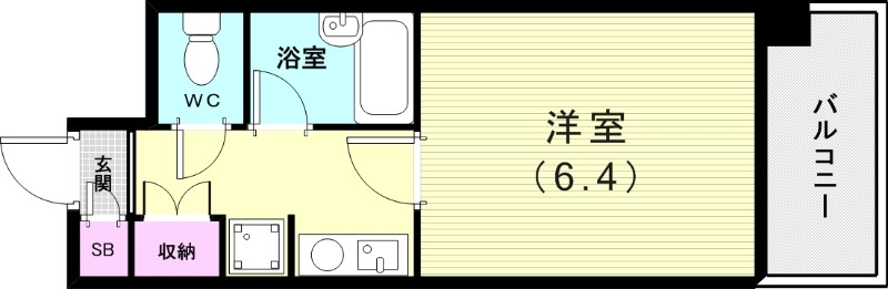 2階の間取り図