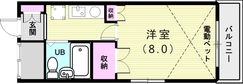 2階の間取り図
