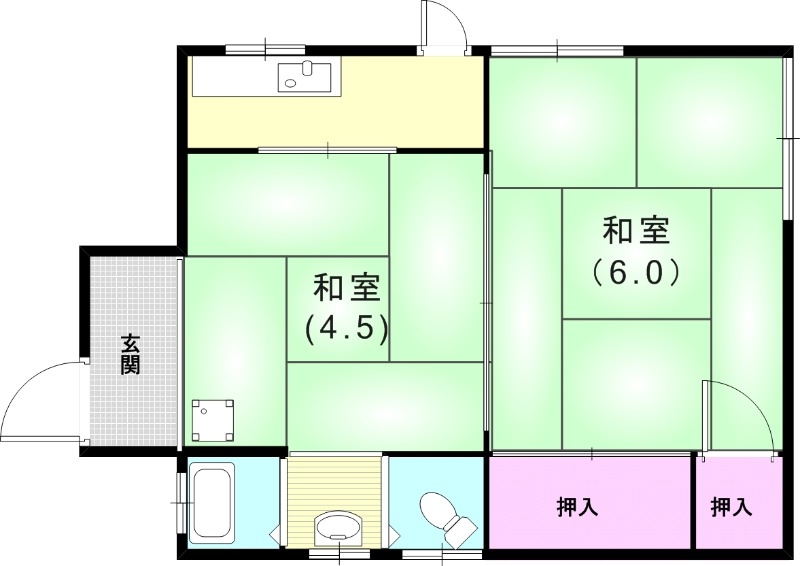 1階の間取り図