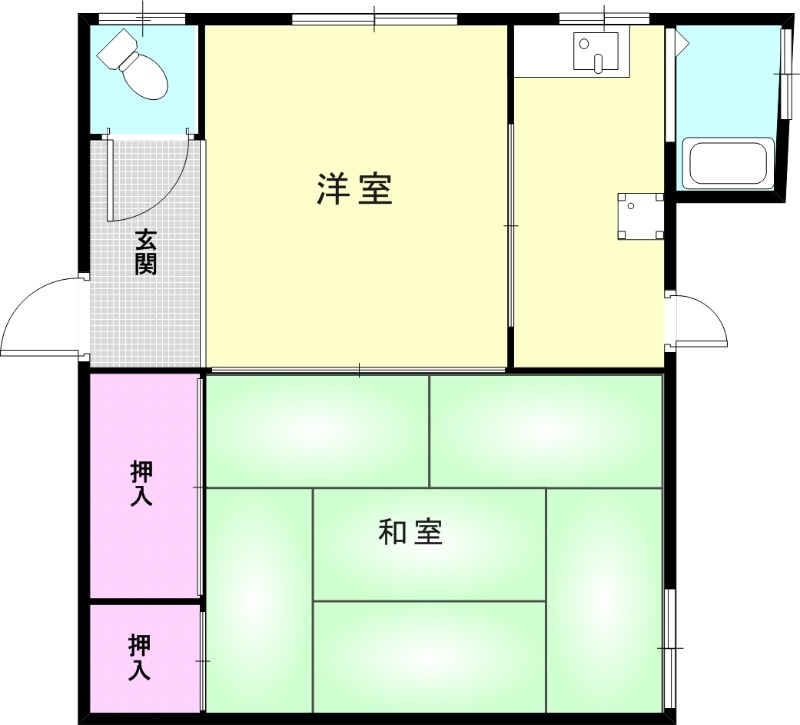1階の間取り図