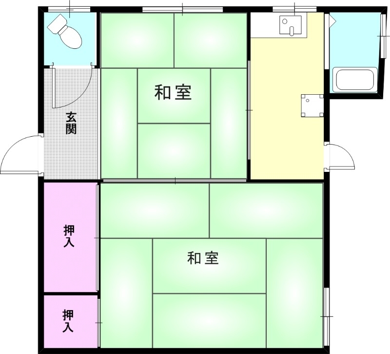 2階の間取り図