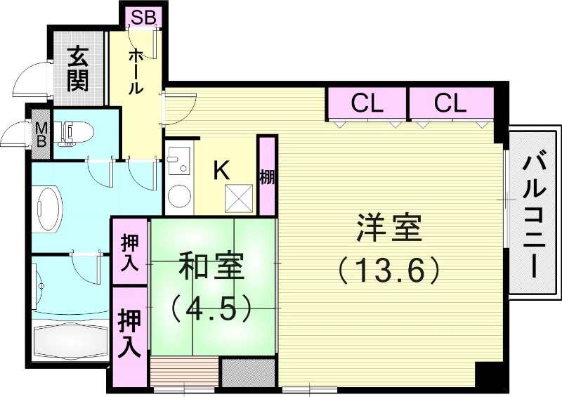 3階の間取り図