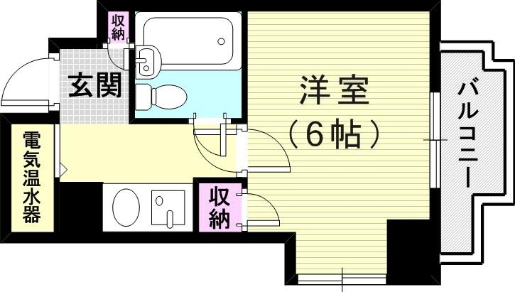 4階の間取り図