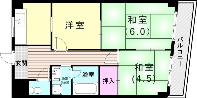 3階の間取り図