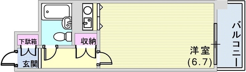4階の間取り図