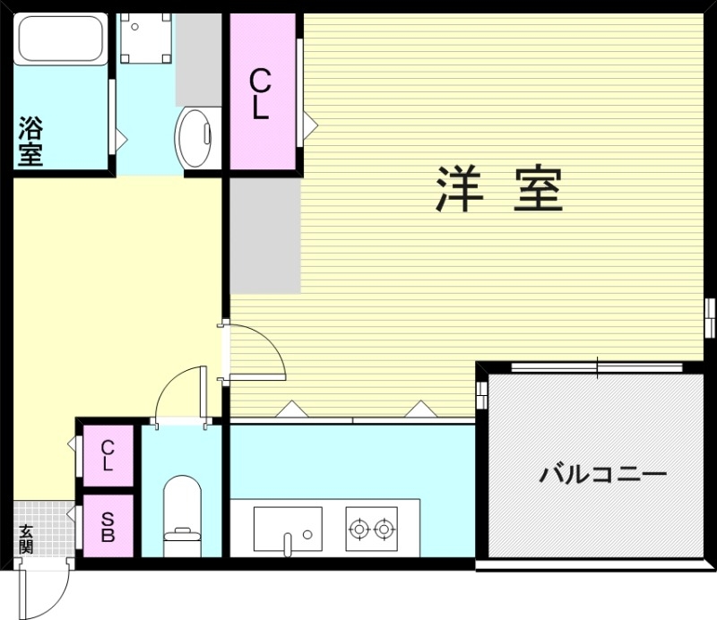1階の間取り図