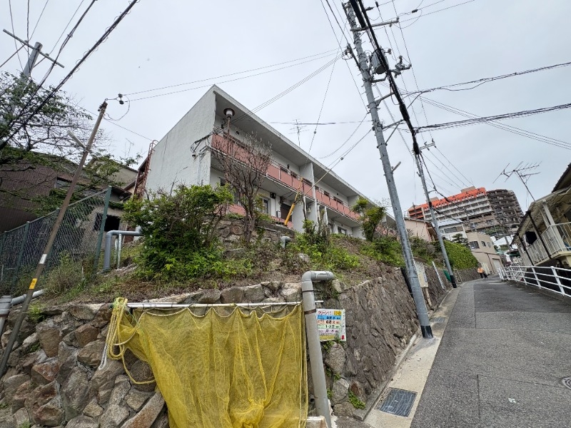 里山町アパートの外観