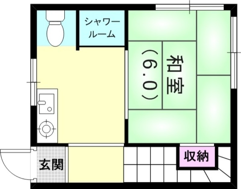 2階の間取り図