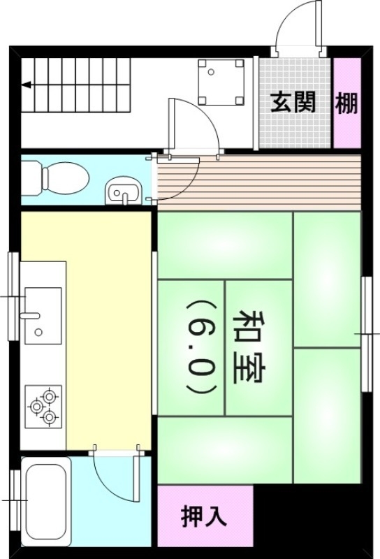 1階の間取り図