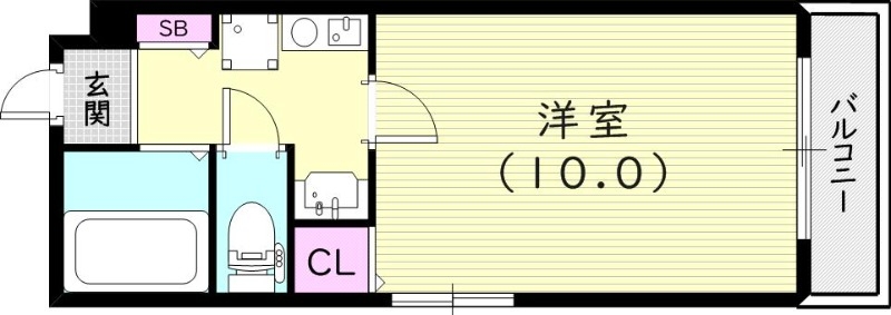 4階の間取り図