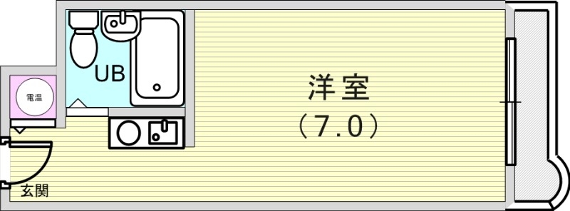 広いお部屋で配置がしやすいです♪