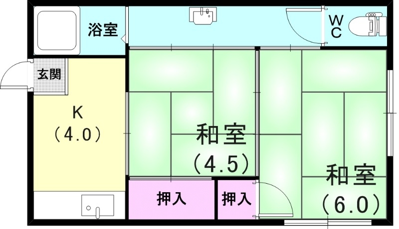 2階の間取り図