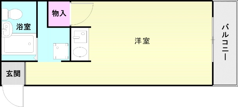 4階の間取り図