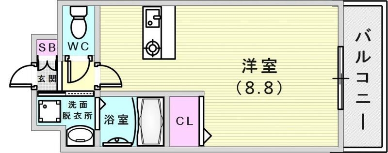 9階の間取り図
