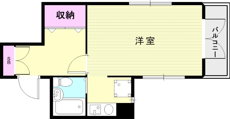 2階の間取り図